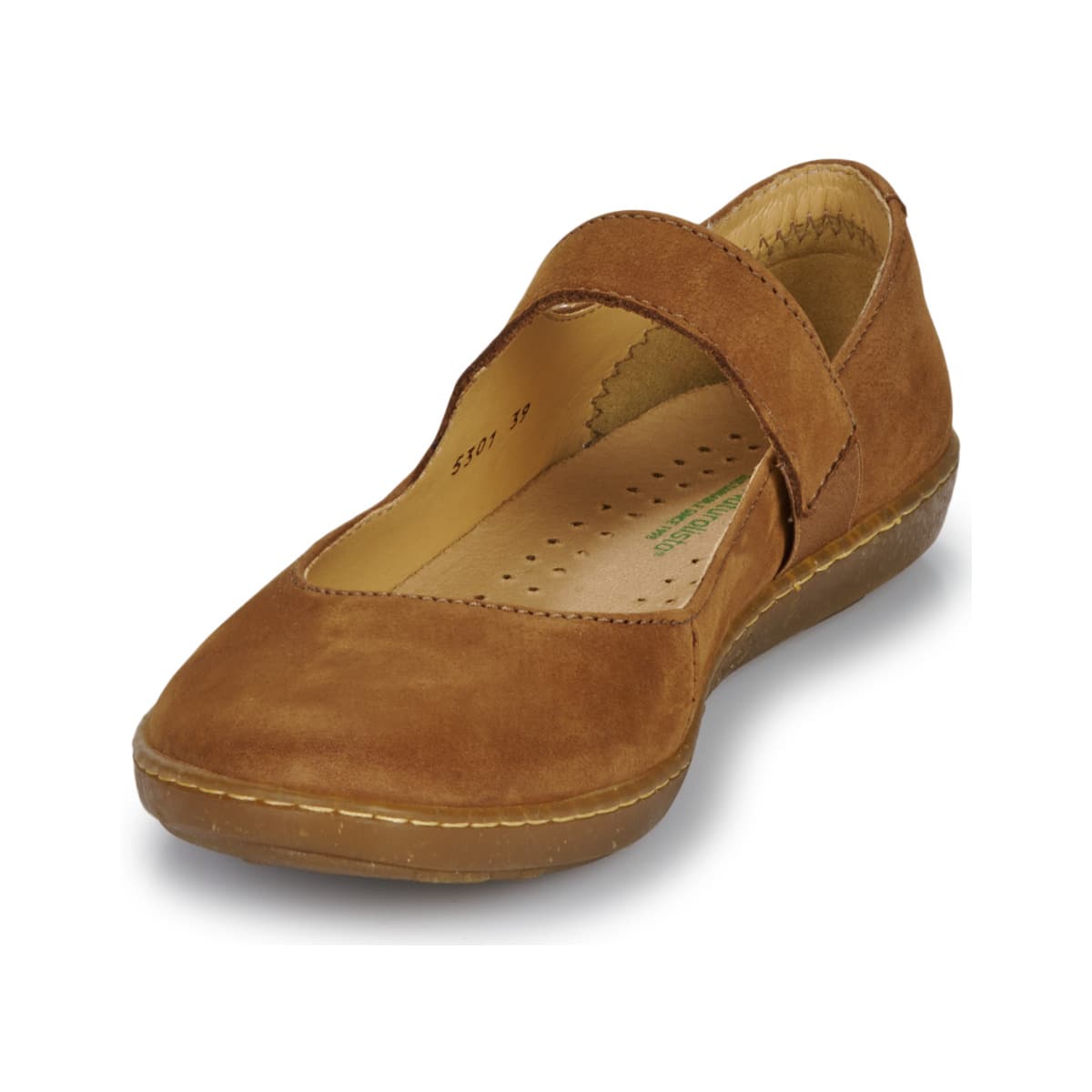 Women's Ballet Flats El Naturalista Brown