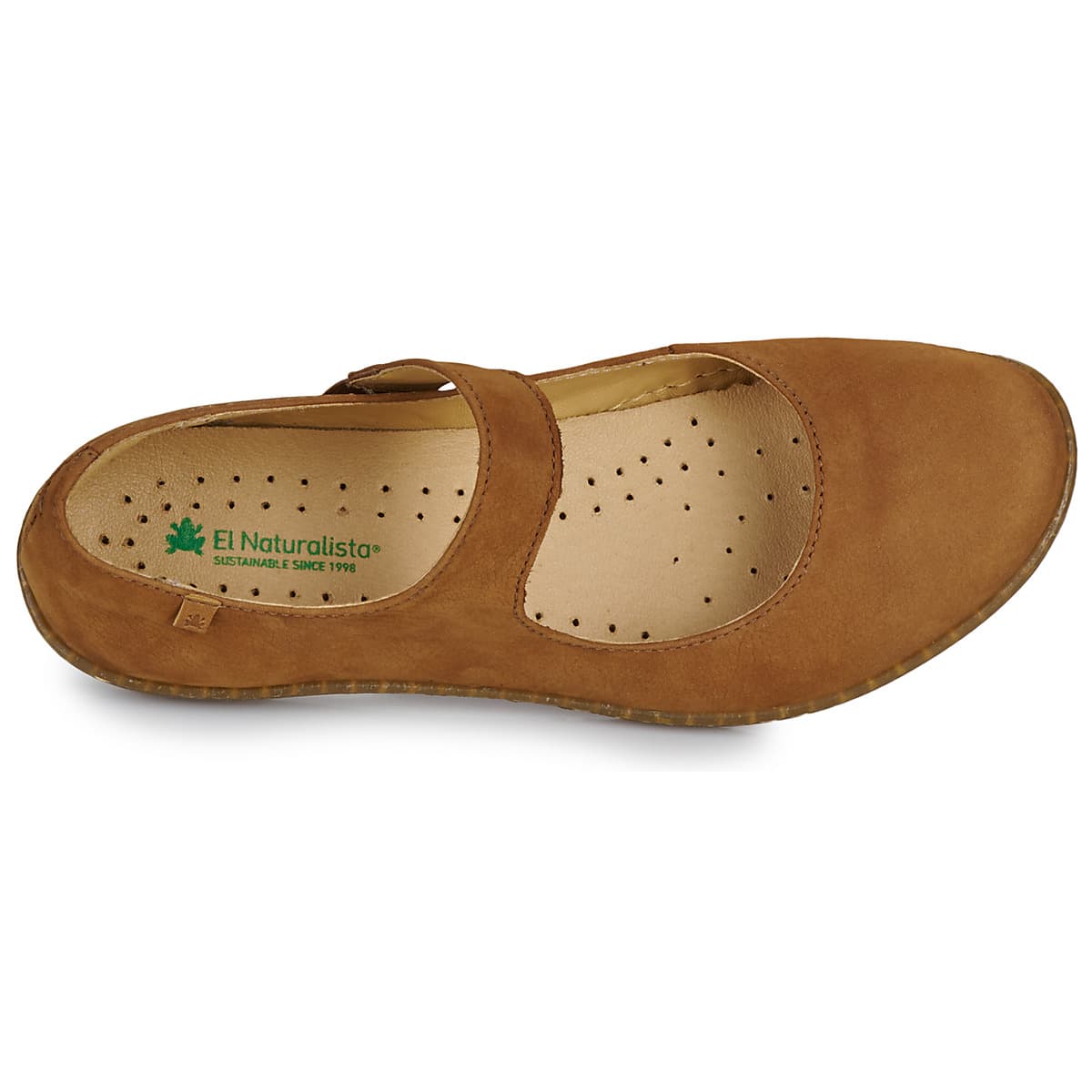 Women's Ballet Flats El Naturalista Brown