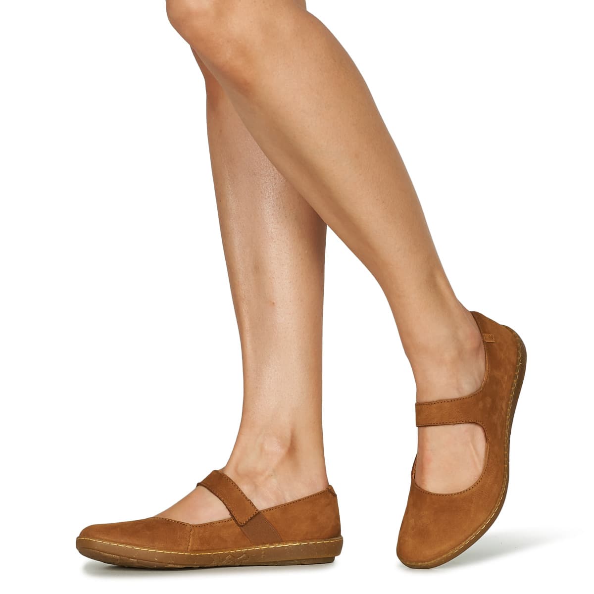 Women's Ballet Flats El Naturalista Brown