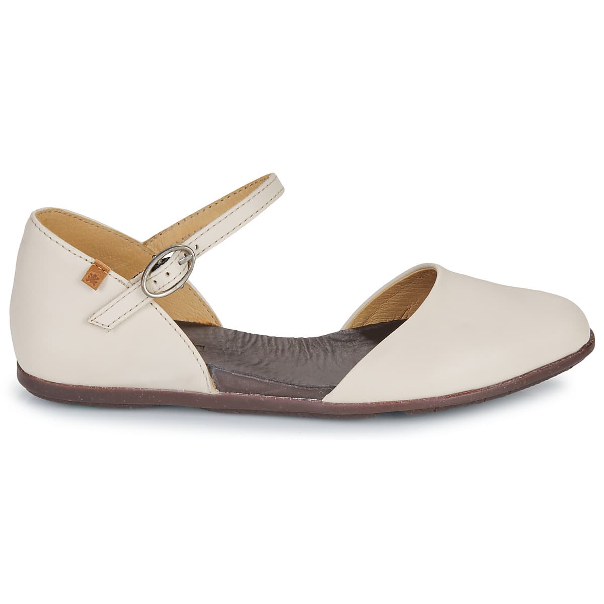 Women's Ballet Flats El Naturalista White