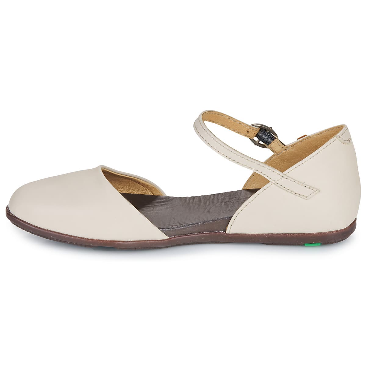 Women's Ballet Flats El Naturalista White