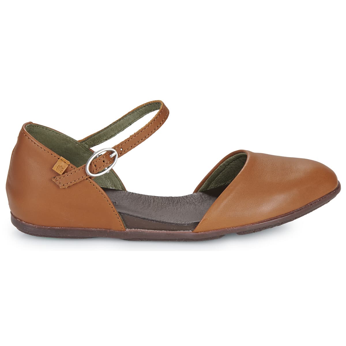 Women's Ballet Flats El Naturalista Brown