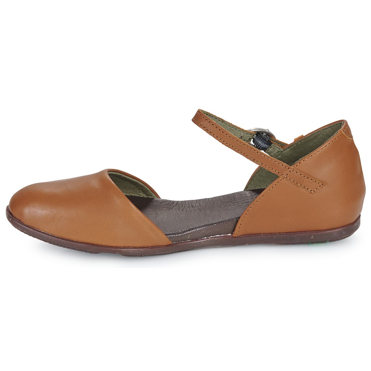 Women's Ballet Flats El Naturalista Brown