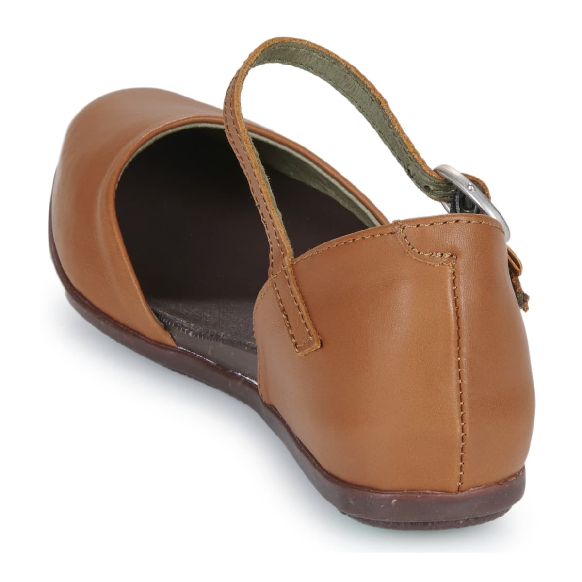 Women's Ballet Flats El Naturalista Brown