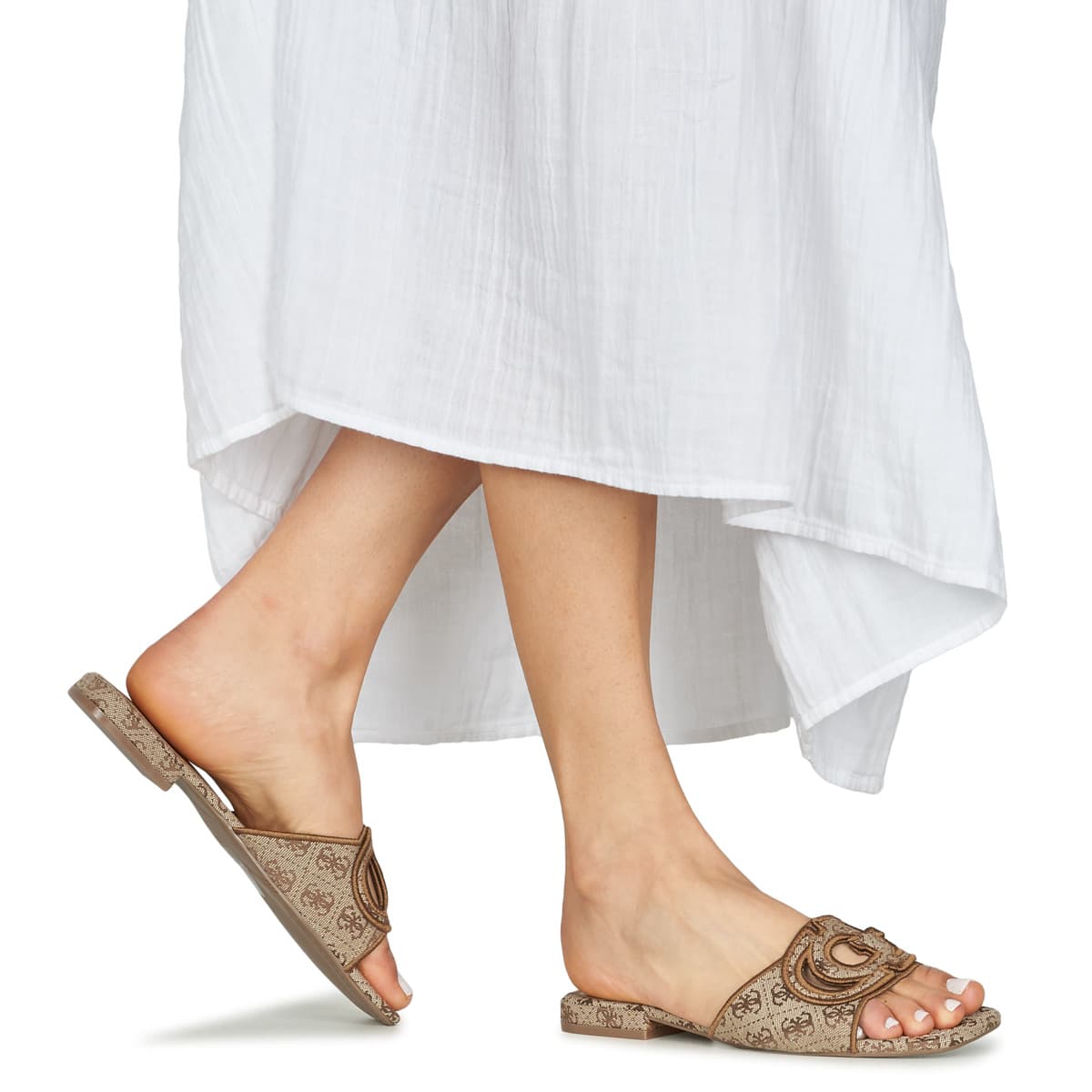 Women's Mules Guess Beige