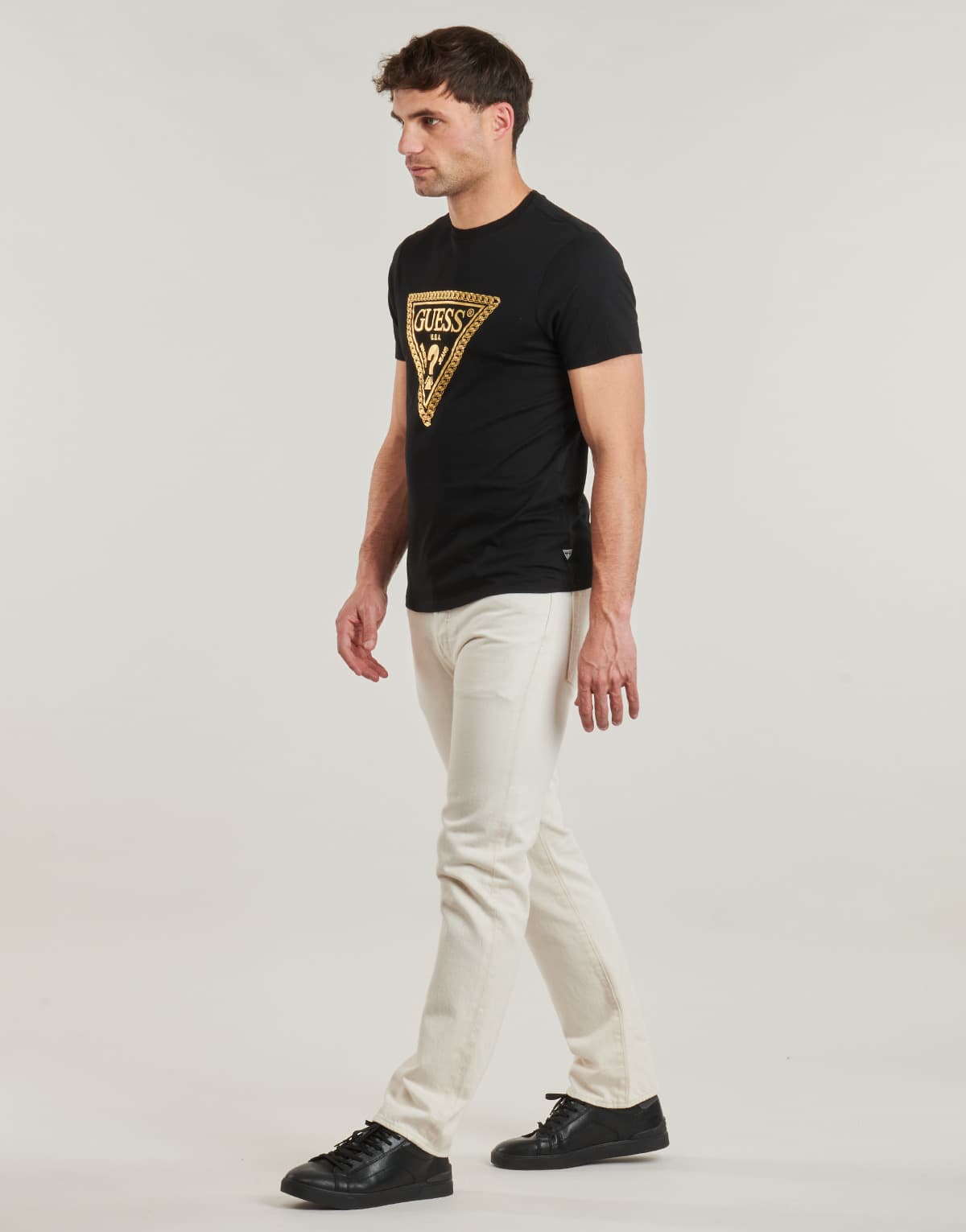 Men's T-Shirts Guess Black