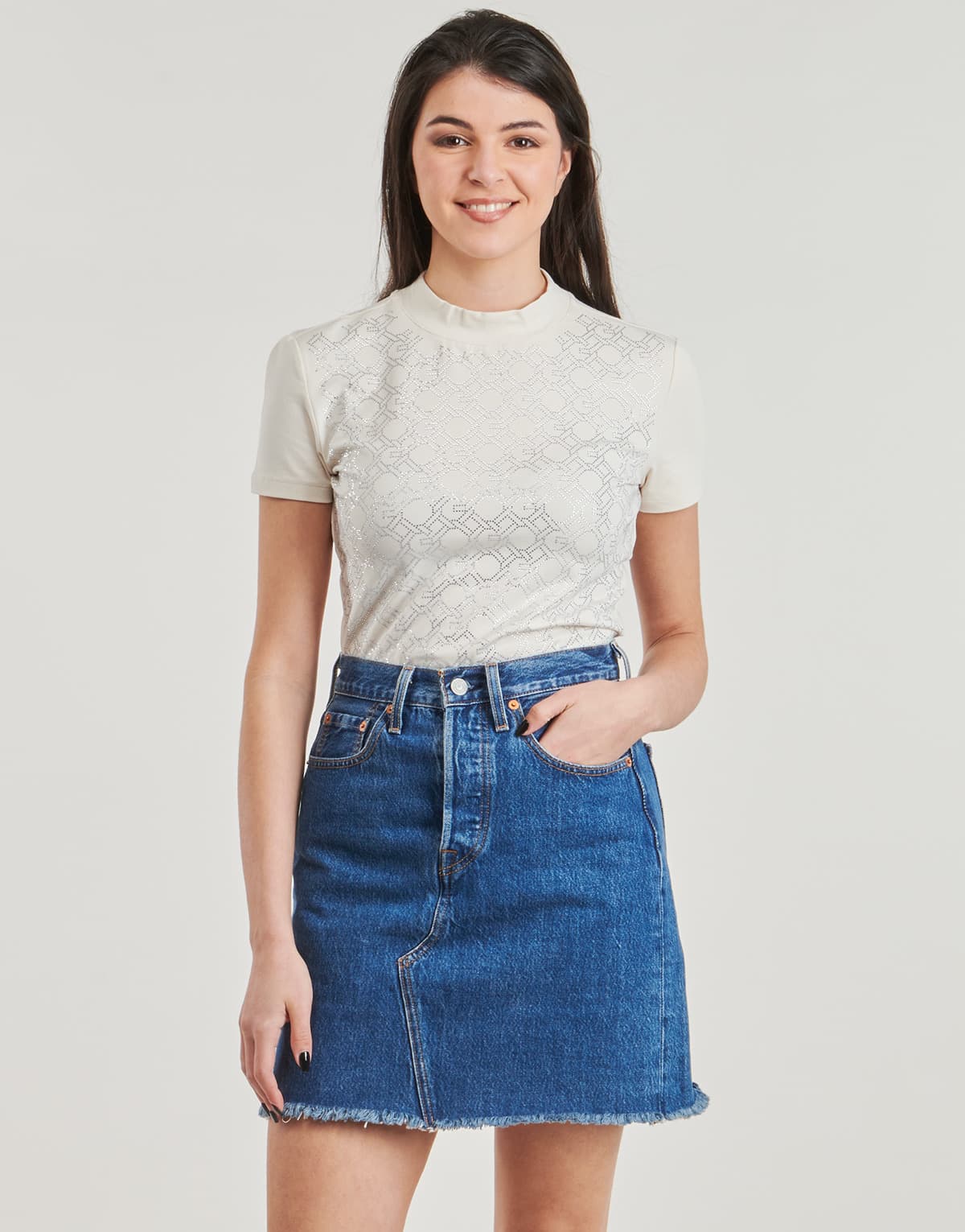 Women's T-Shirts Guess White