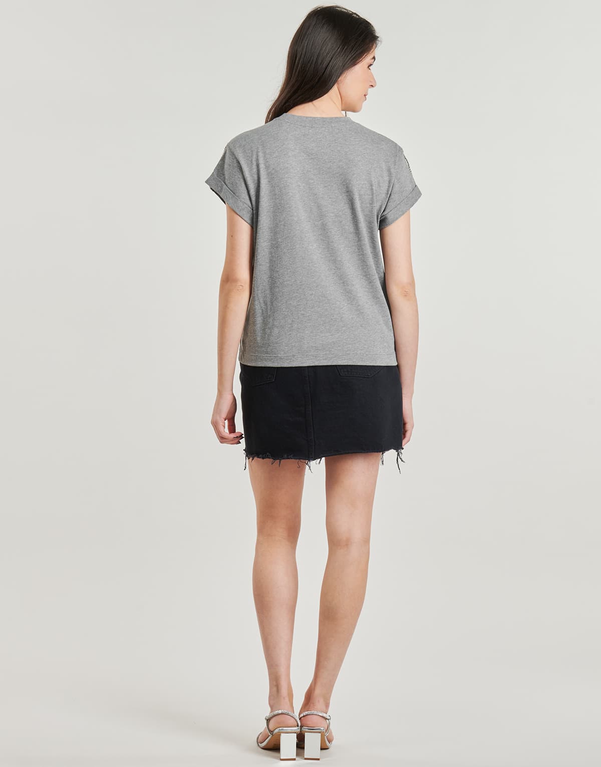 Women's T-Shirts Guess Gray