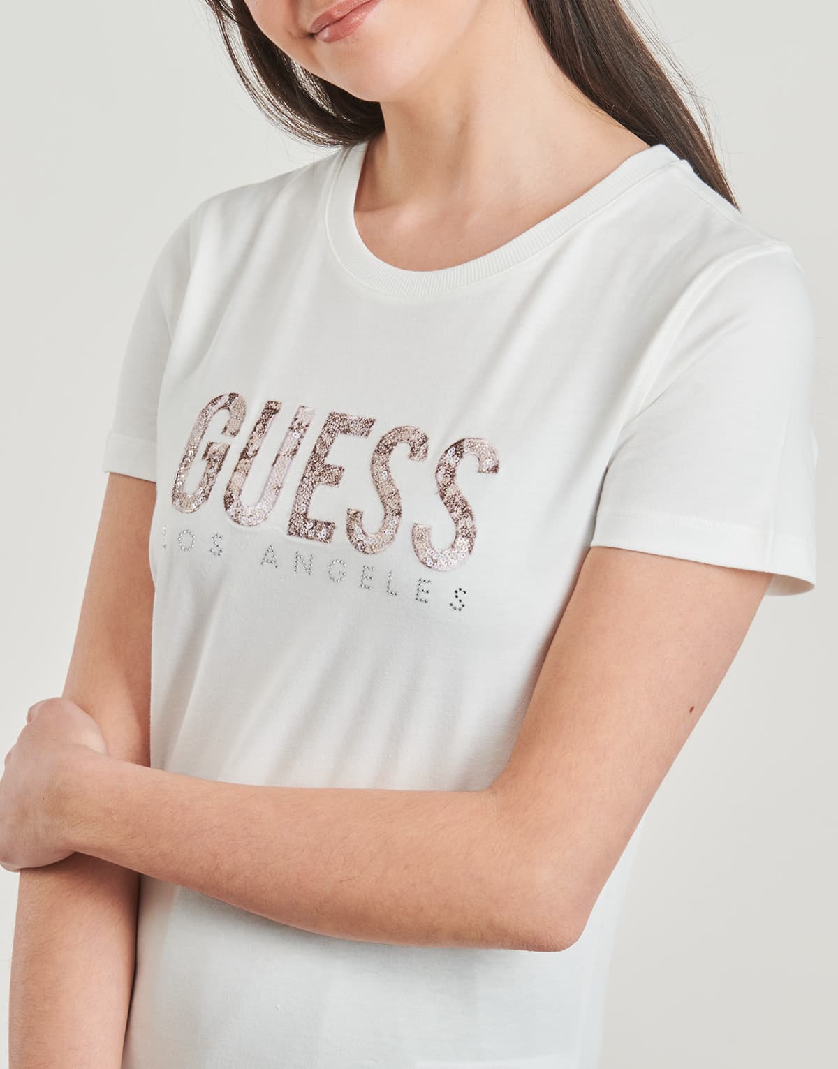 Women's T-Shirts Guess White