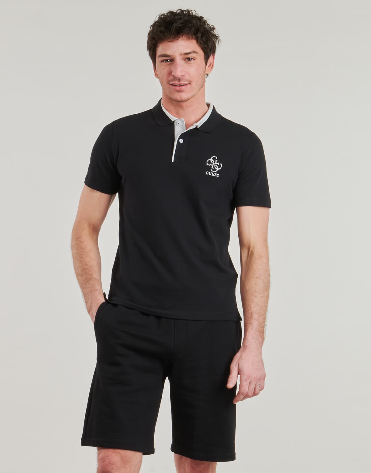 Men's Polo Shirts Guess Black