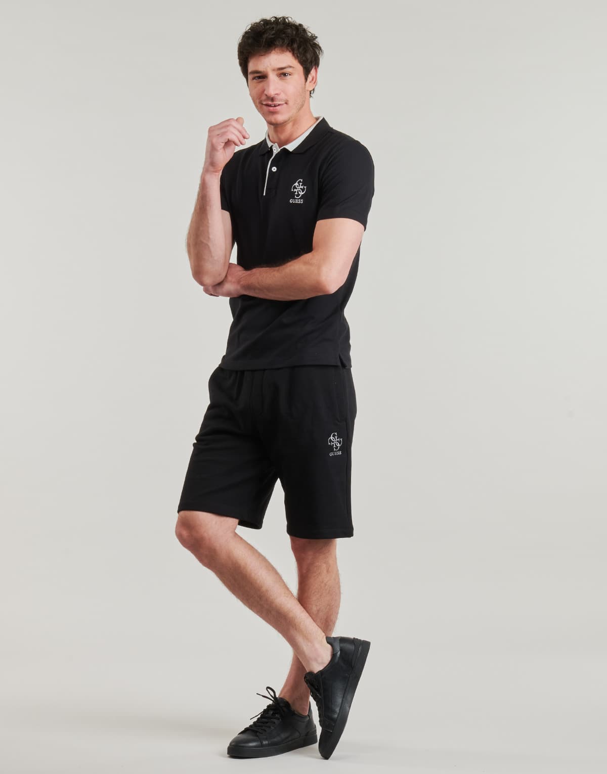 Men's Polo Shirts Guess Black