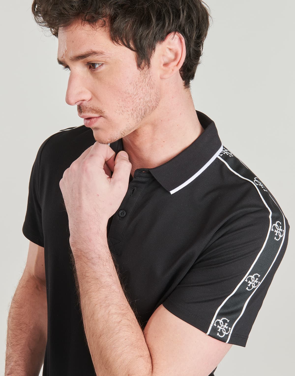 Men's Polo Shirts Guess Black