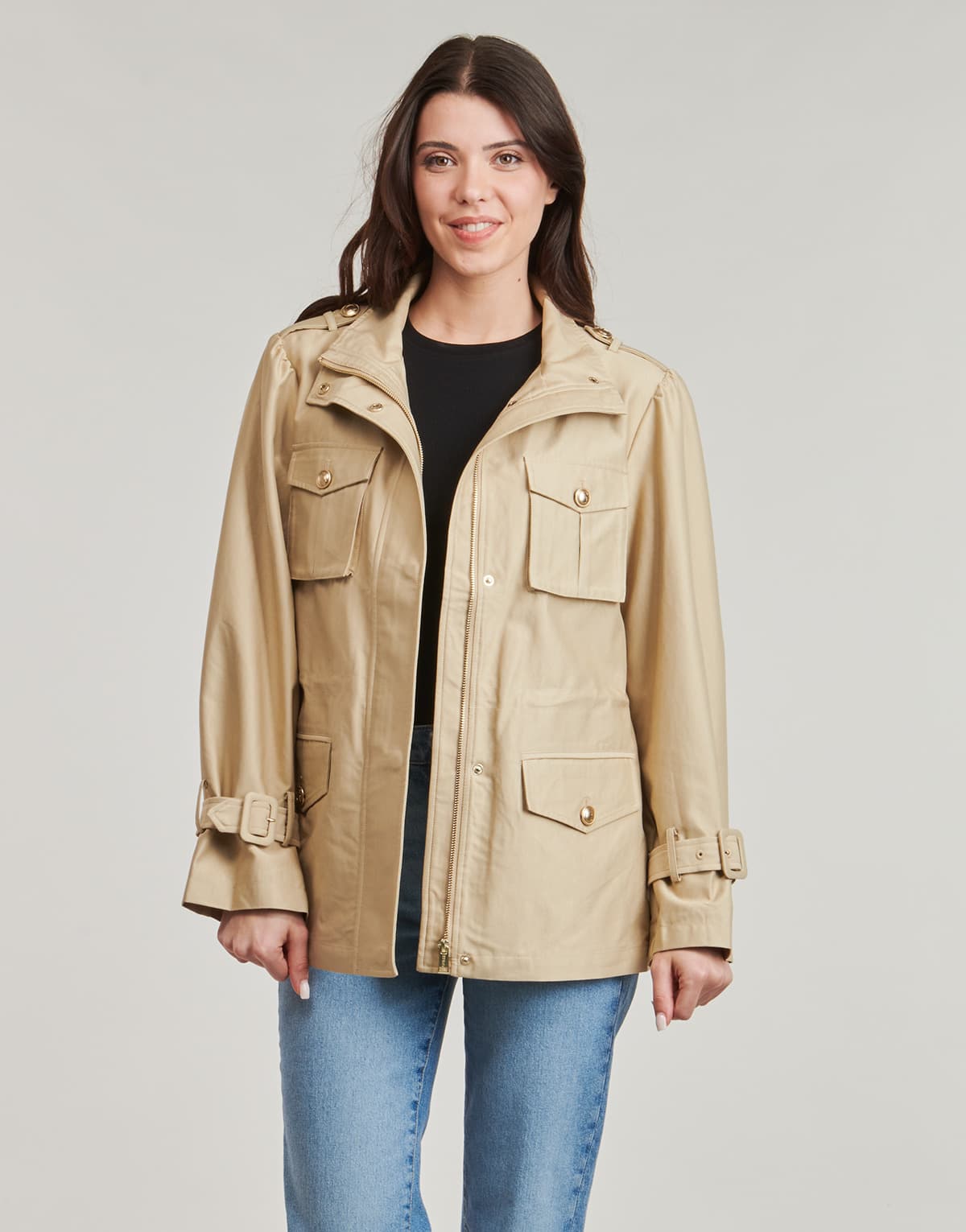 Women's Parkas Guess Beige