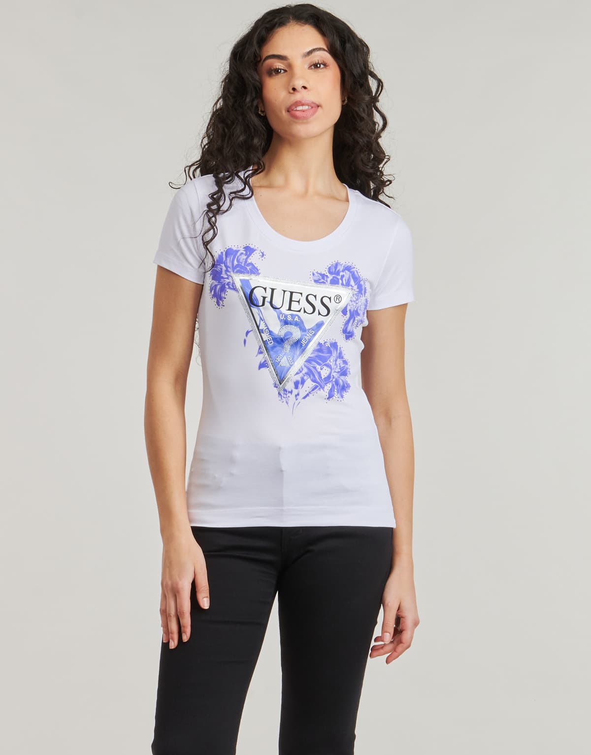 Women's T-Shirts Guess White