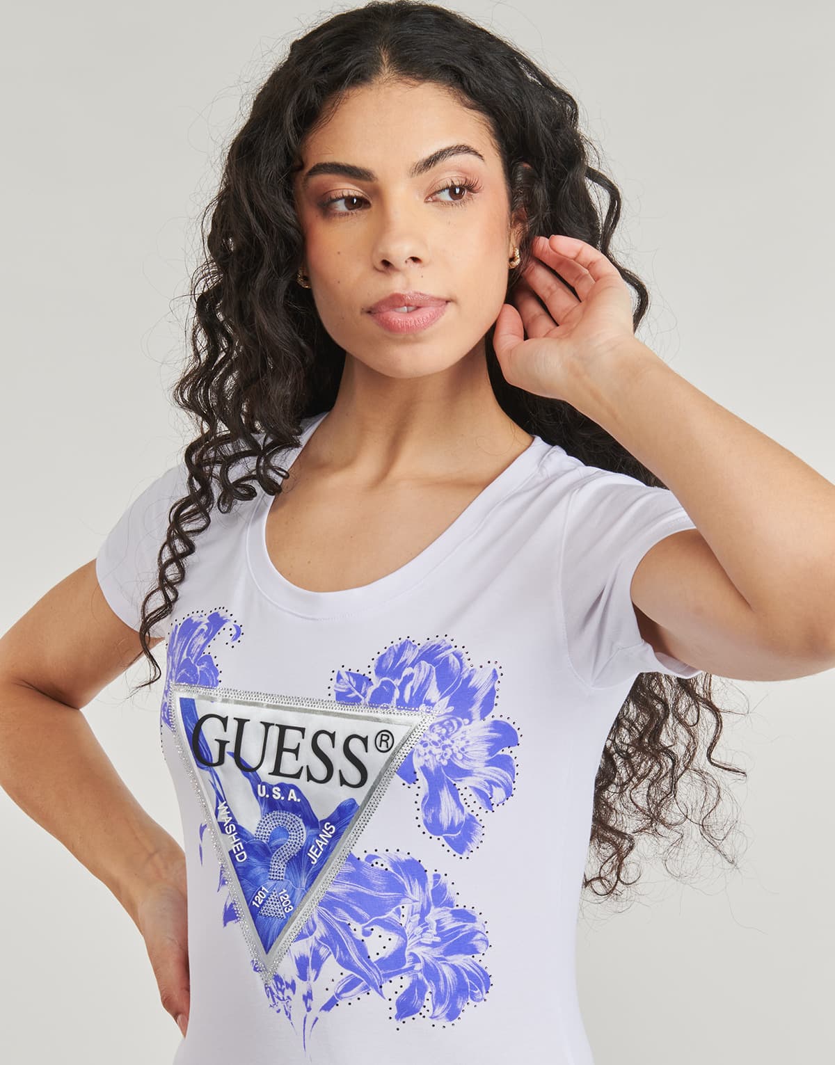 Women's T-Shirts Guess White