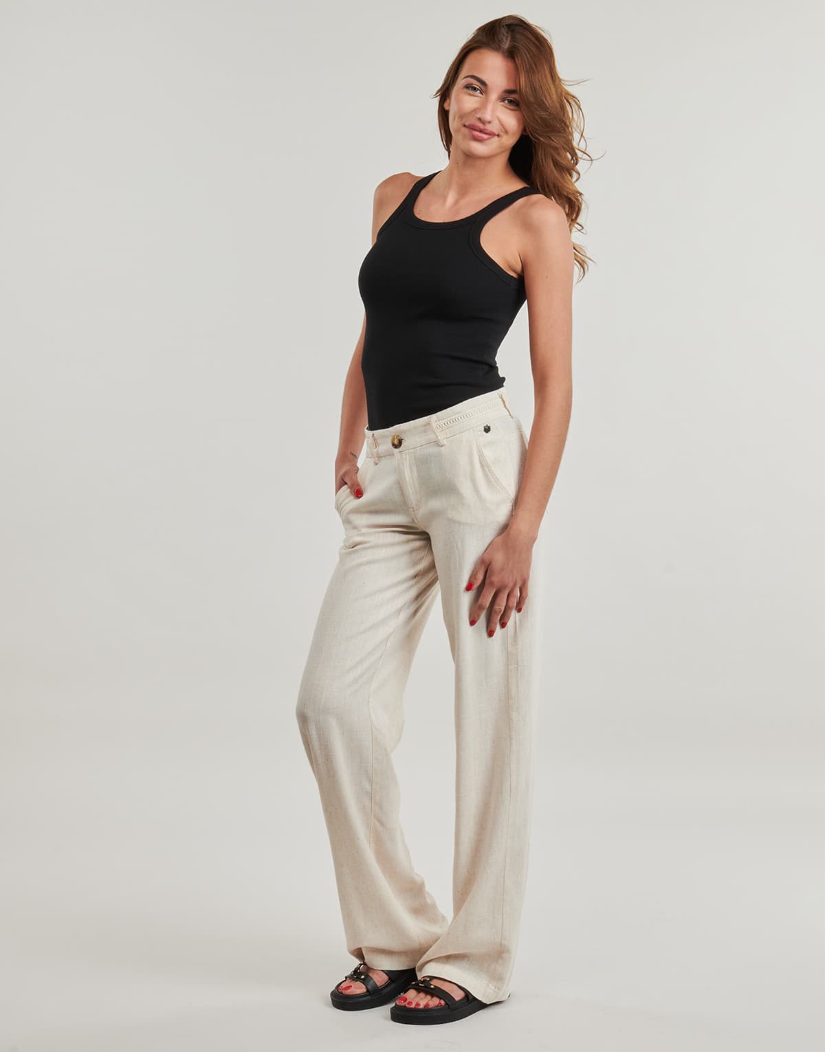 Women's Pants Freeman T.Porter Beige