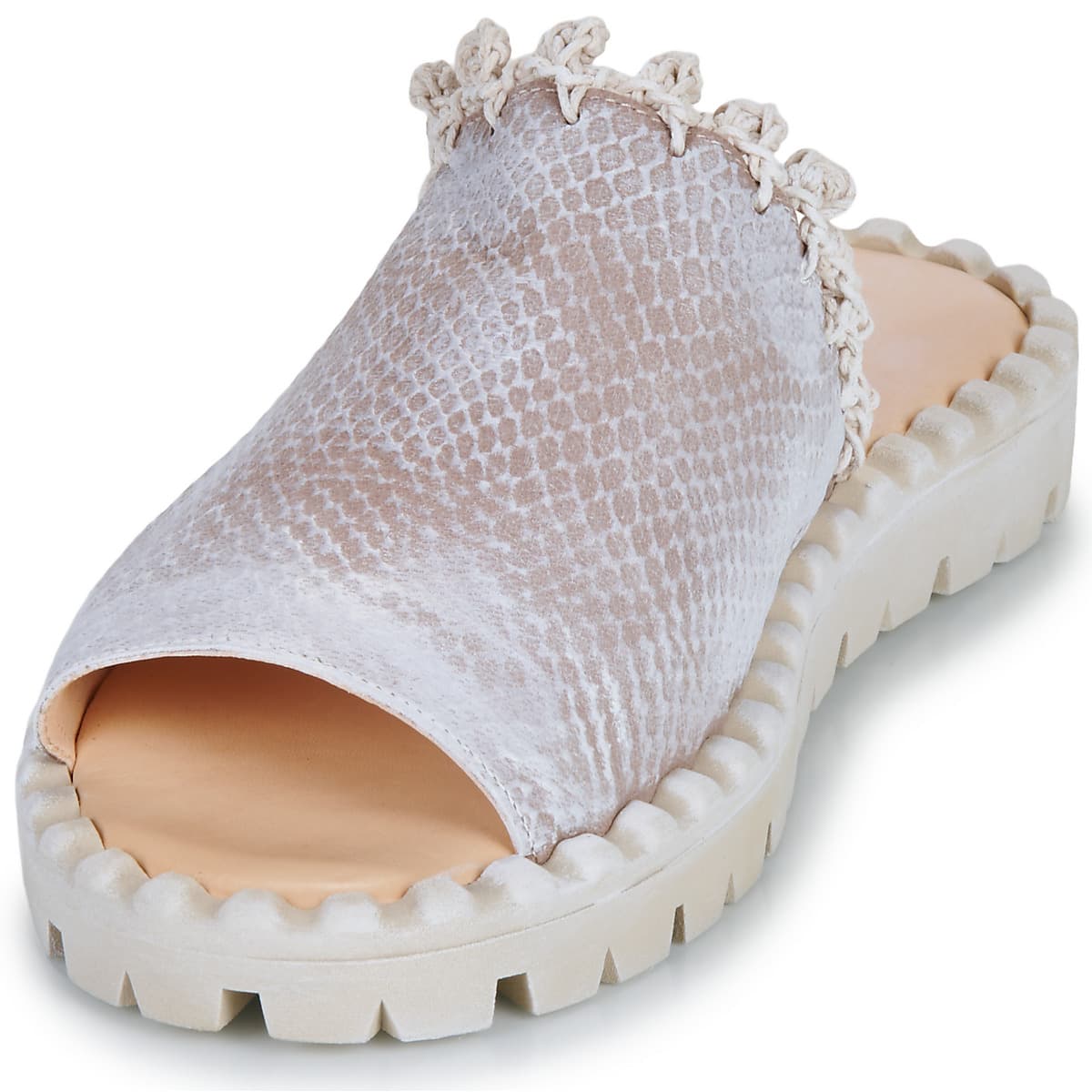 Women's Mules Papucei Silver