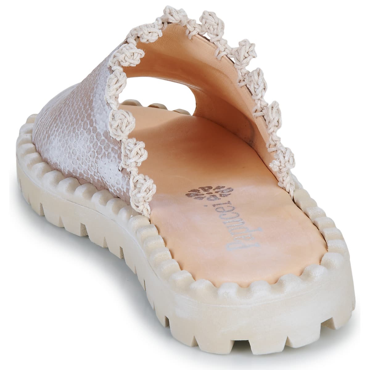 Women's Mules Papucei Silver