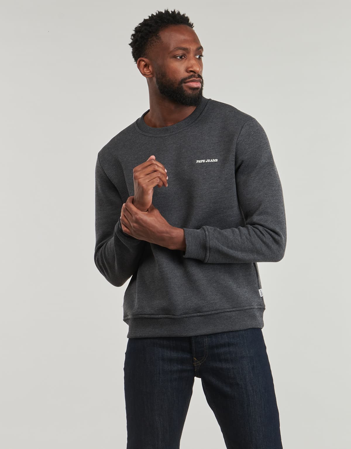 Men's Sports T-Shirts Pepe Jeans Gray