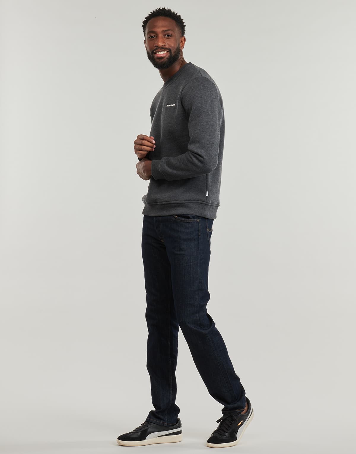 Men's Sports T-Shirts Pepe Jeans Gray