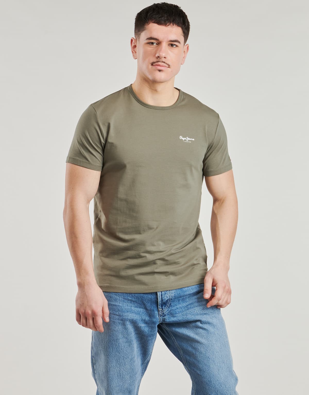 Men's T-Shirts Pepe Jeans Khaki