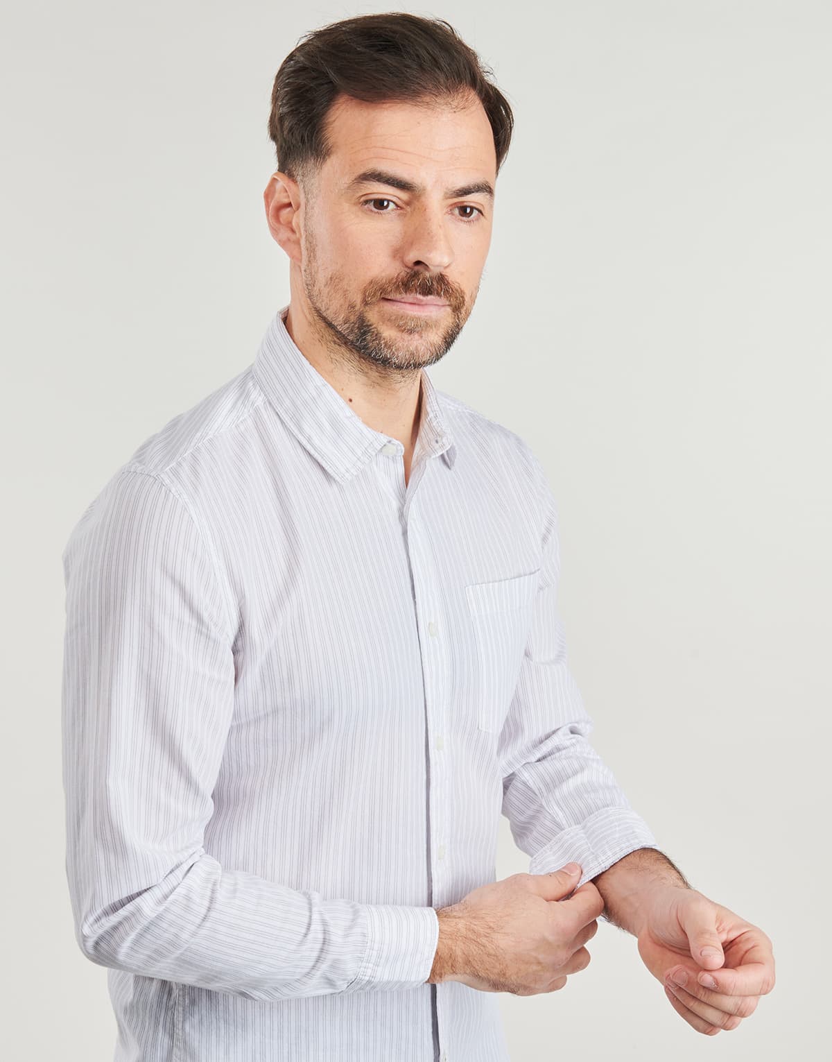 Men's Shirts Pepe Jeans White