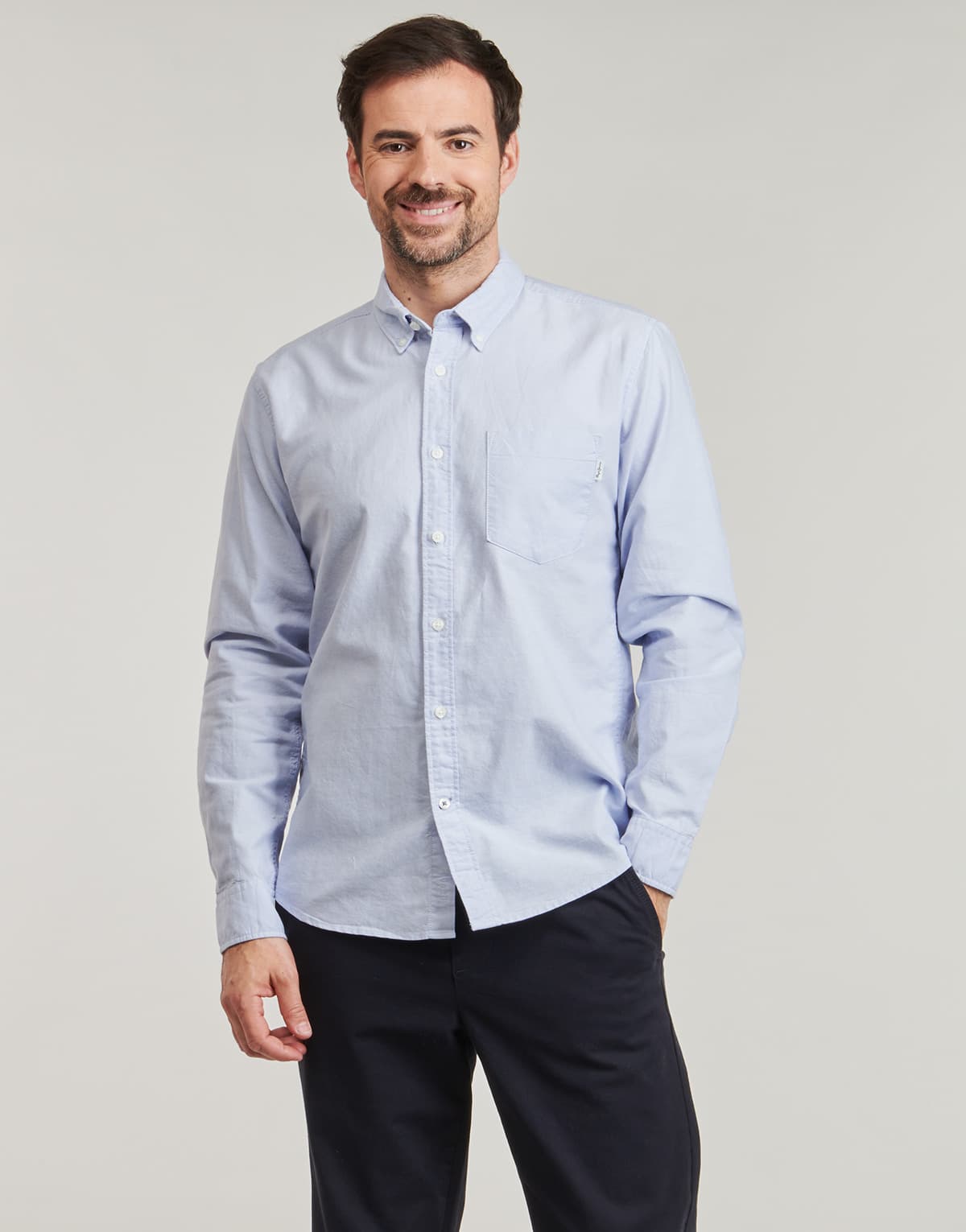 Men's Shirts Pepe Jeans Blue