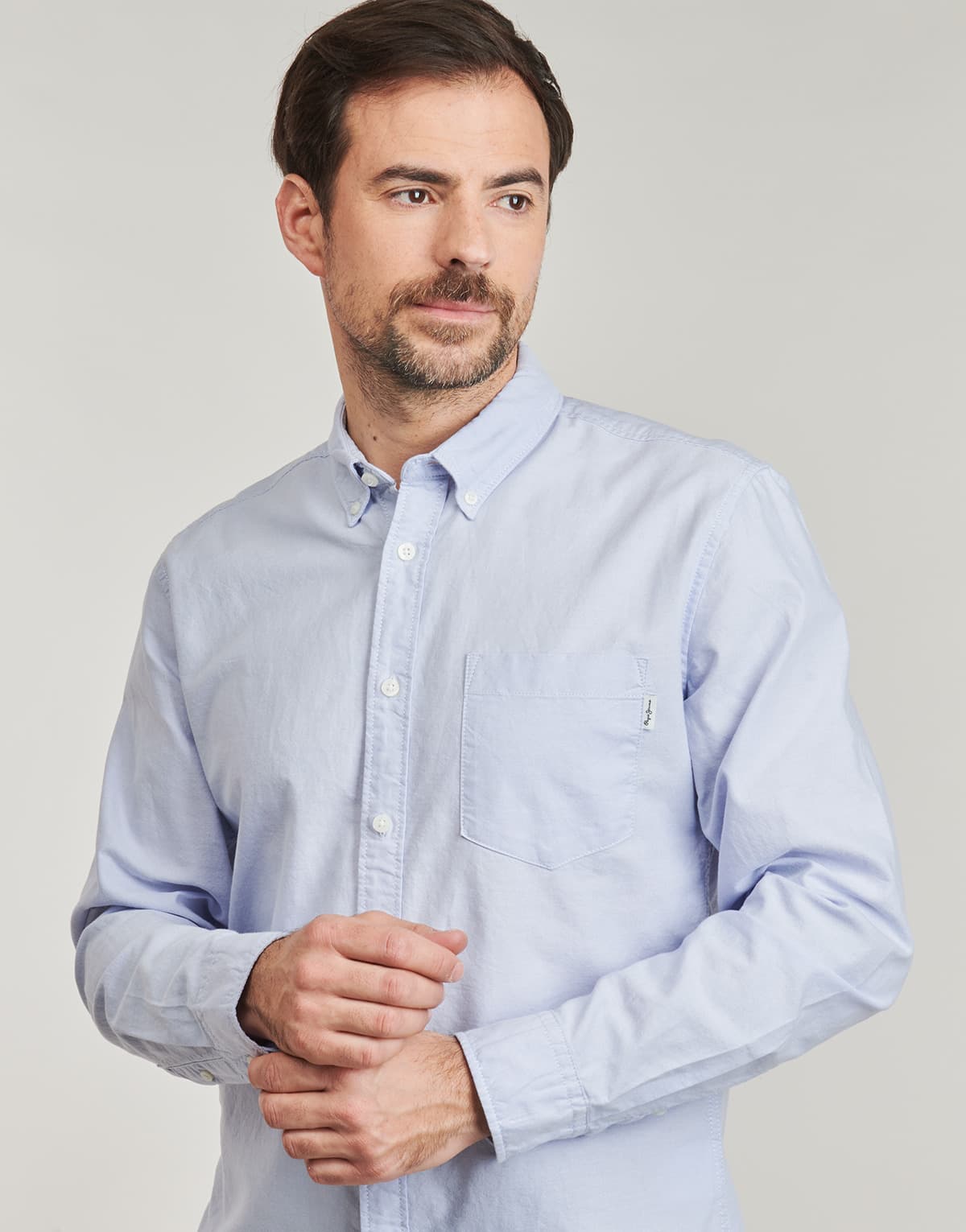 Men's Shirts Pepe Jeans Blue