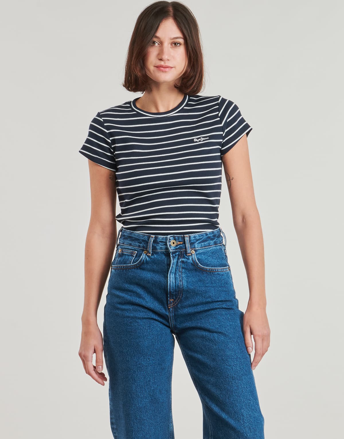 Women's T-Shirts Pepe Jeans Blue