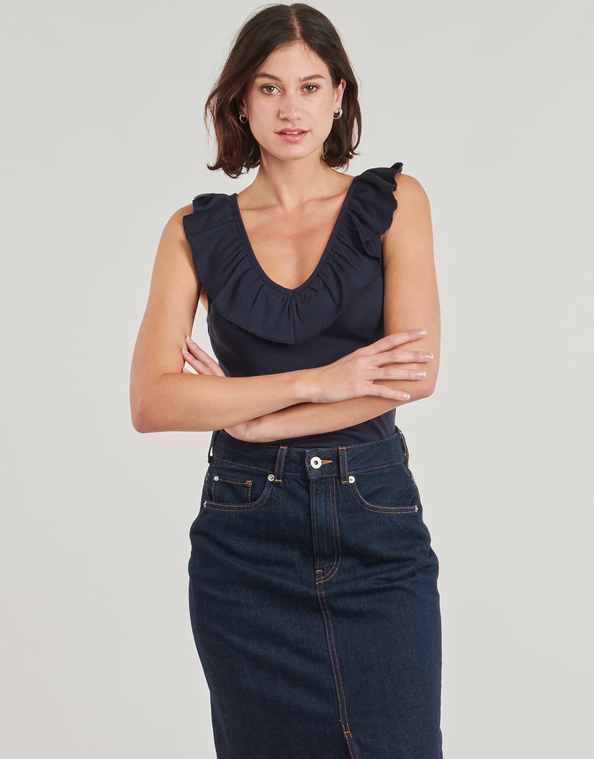 Women's T-Shirts Pepe Jeans Blue