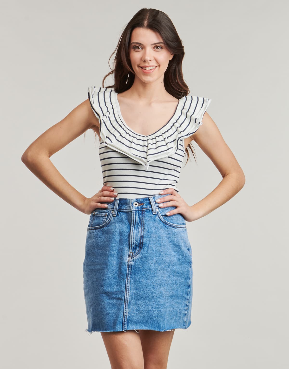 Women's T-Shirts Pepe Jeans White