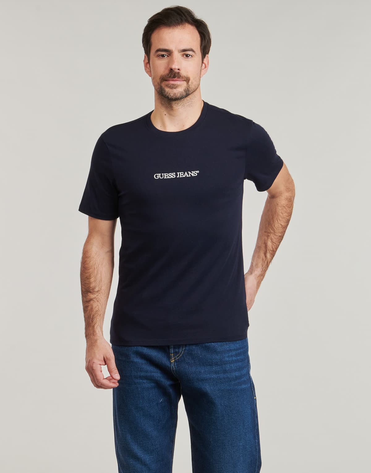 Men's T-Shirts Guess Blue