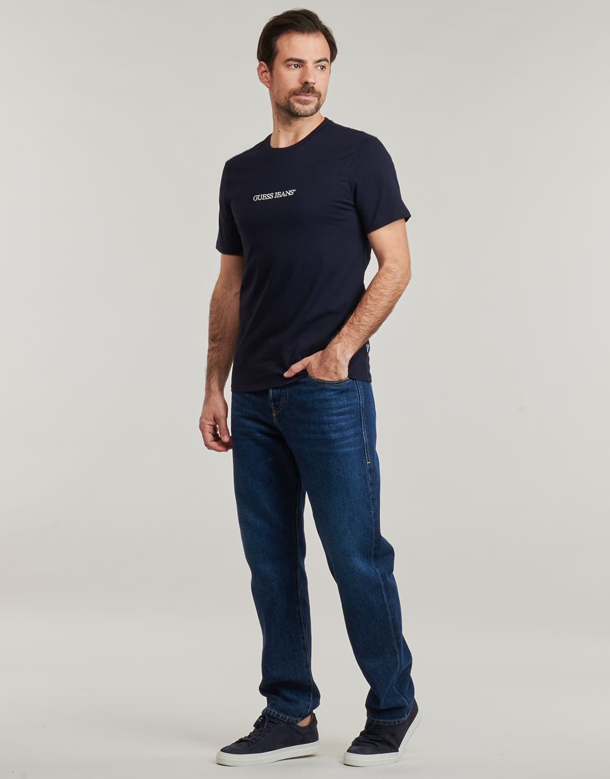 Men's T-Shirts Guess Blue