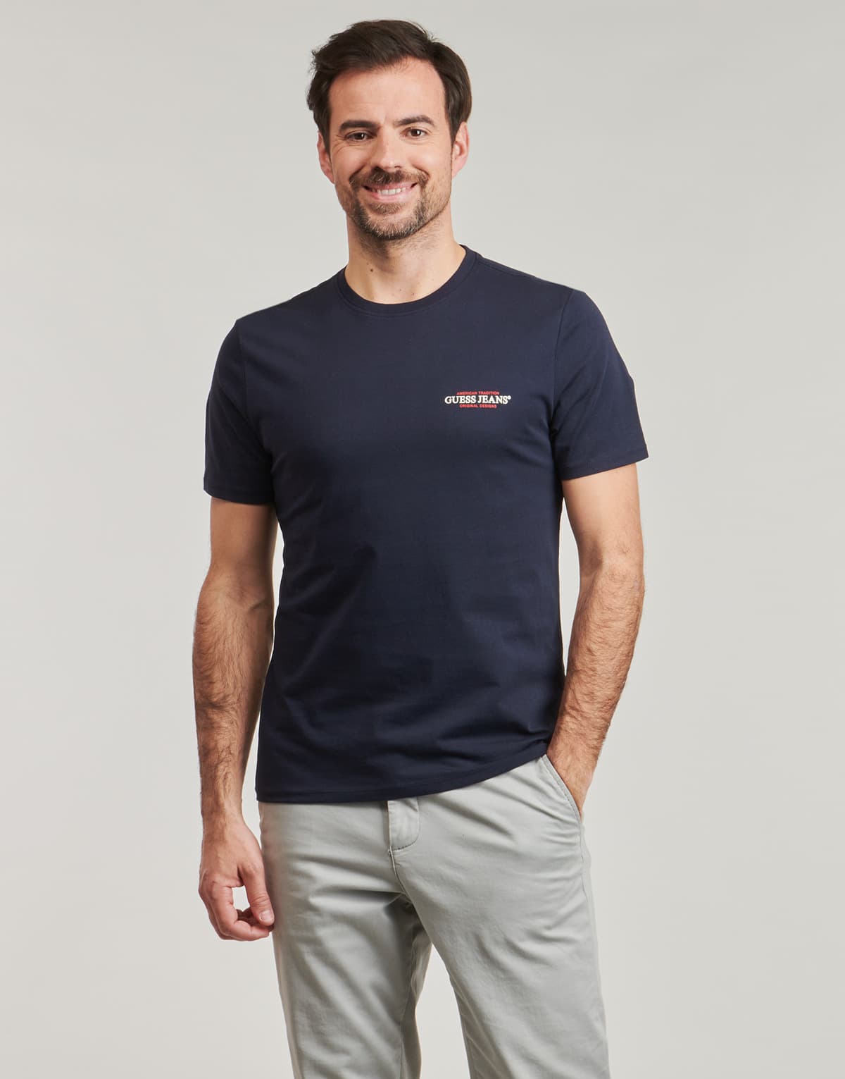 Men's T-Shirts Guess Blue