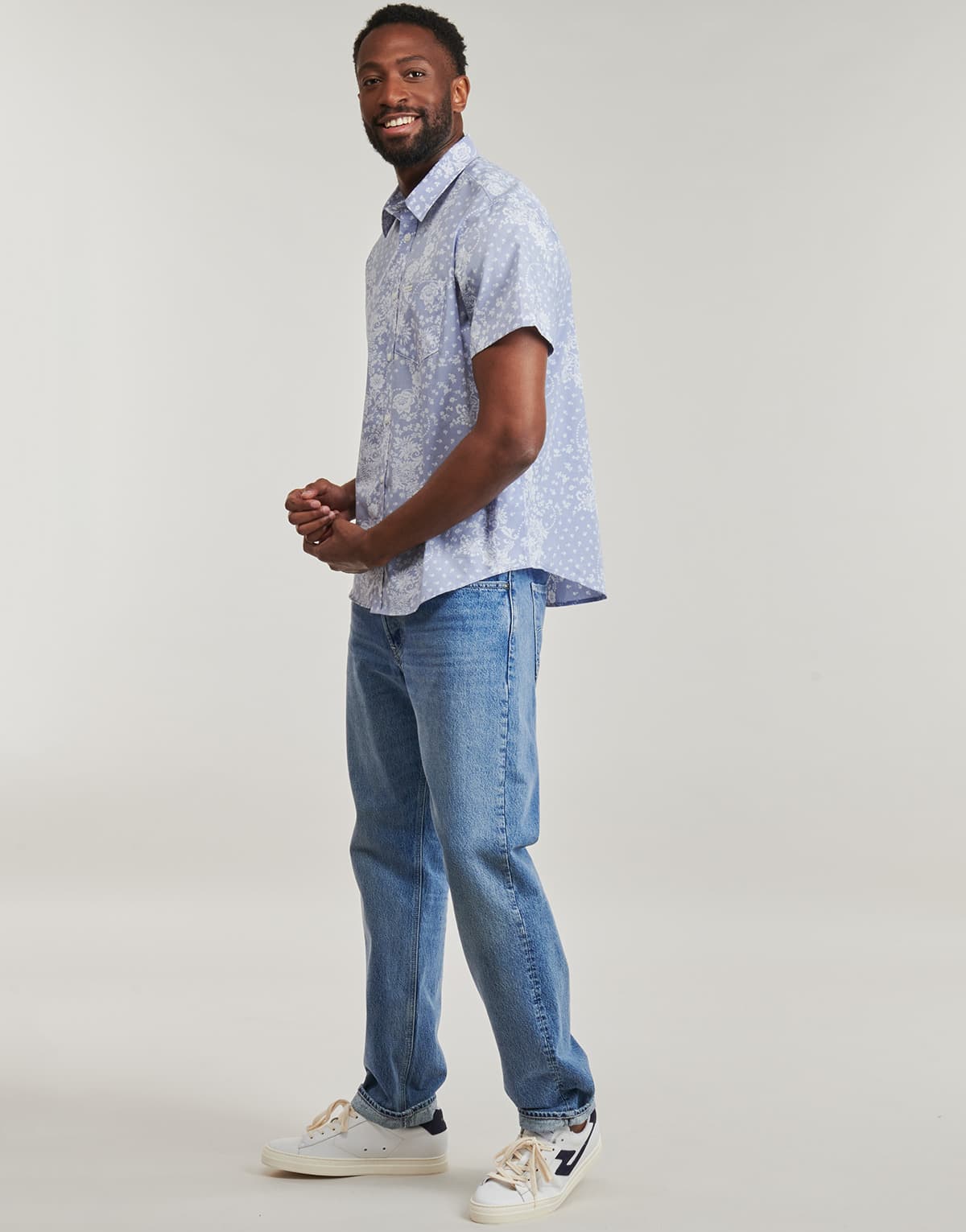 Men's Shirts Guess Blue