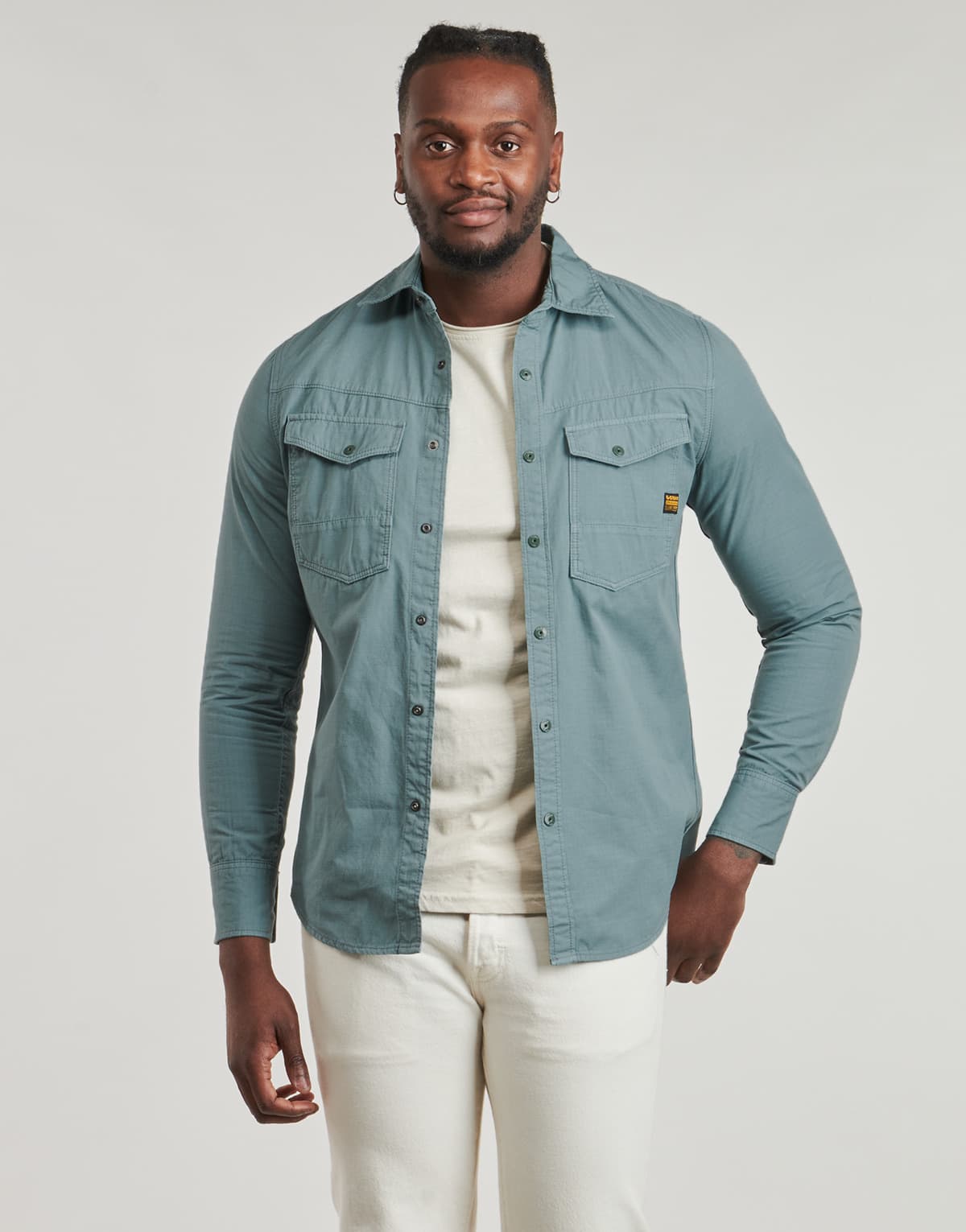 Men's Shirts G-Star Raw Blue