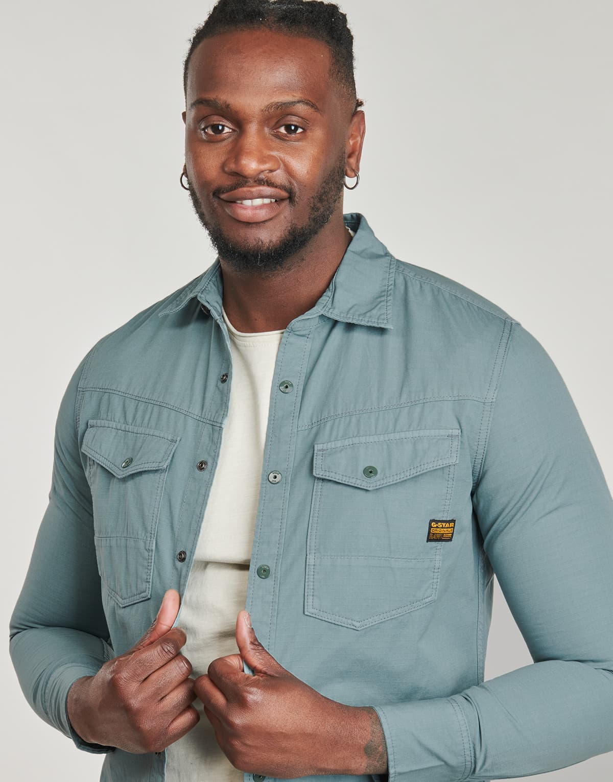 Men's Shirts G-Star Raw Blue