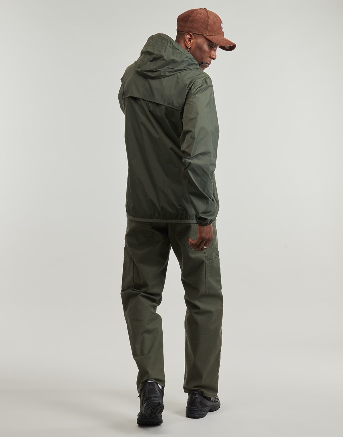 Women's Windbreakers K-Way Khaki