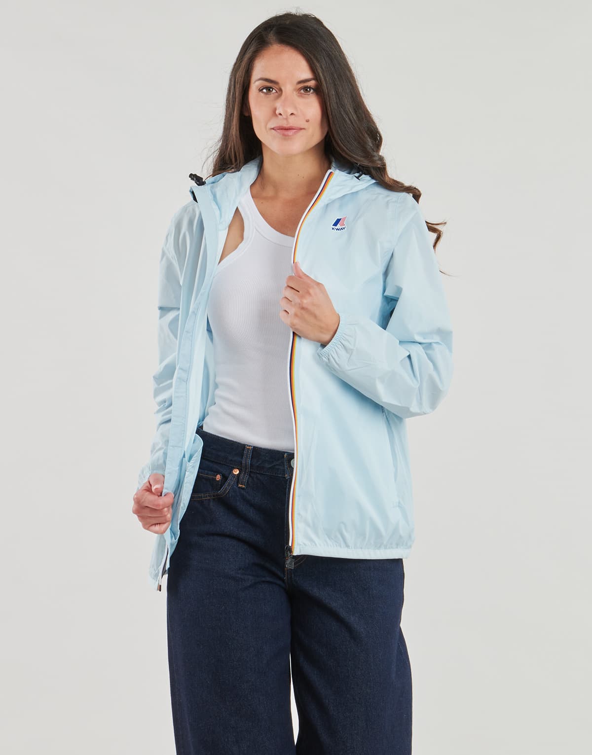 Women's Windbreakers K-Way Blue