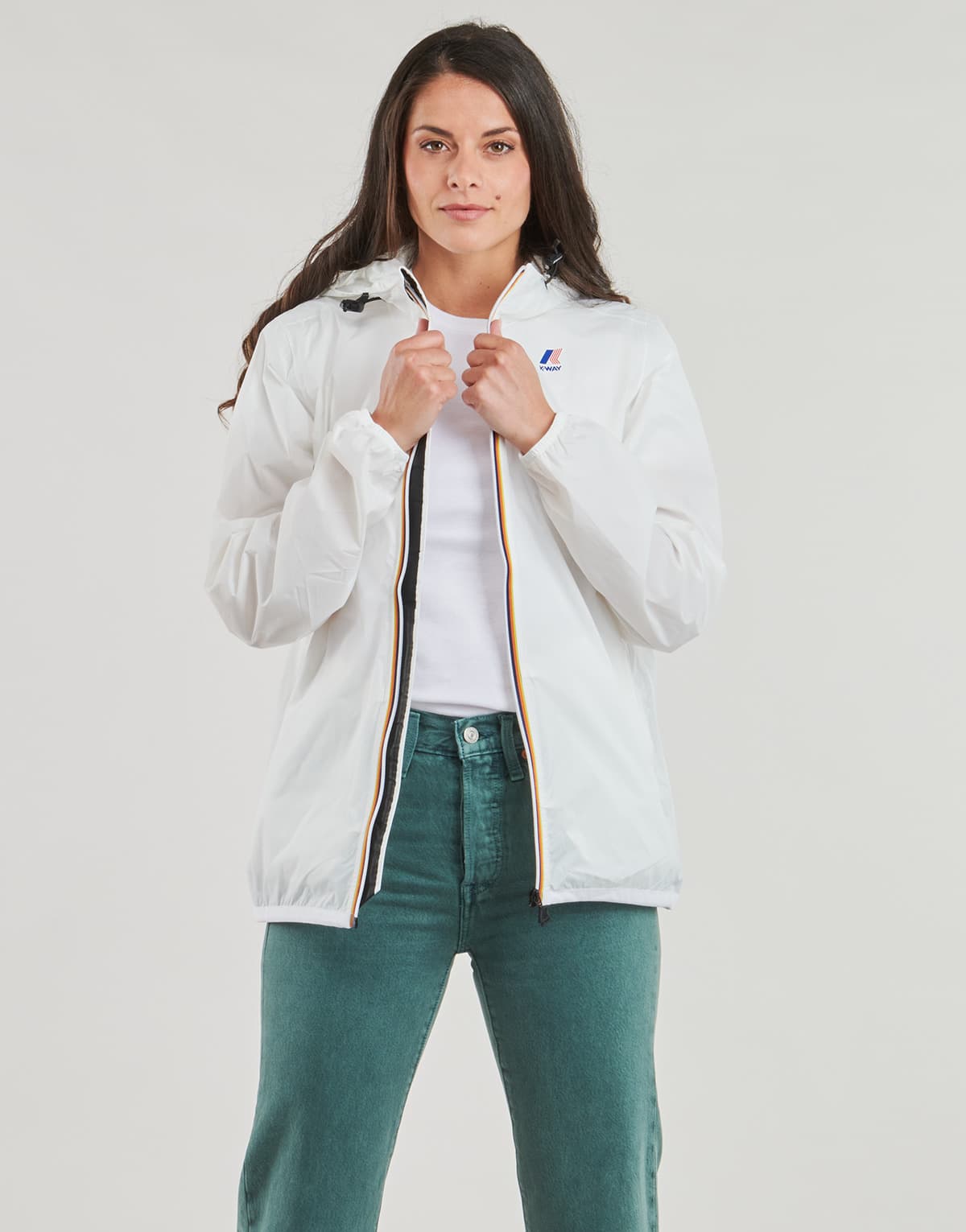Women's Windbreakers K-Way White