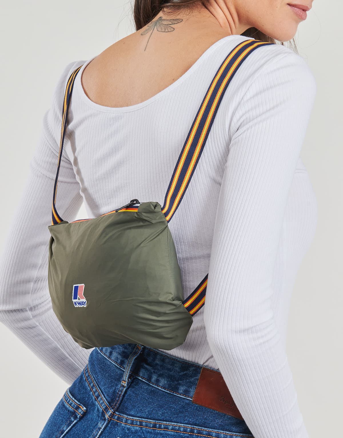 Men's Windbreakers K-Way Khaki