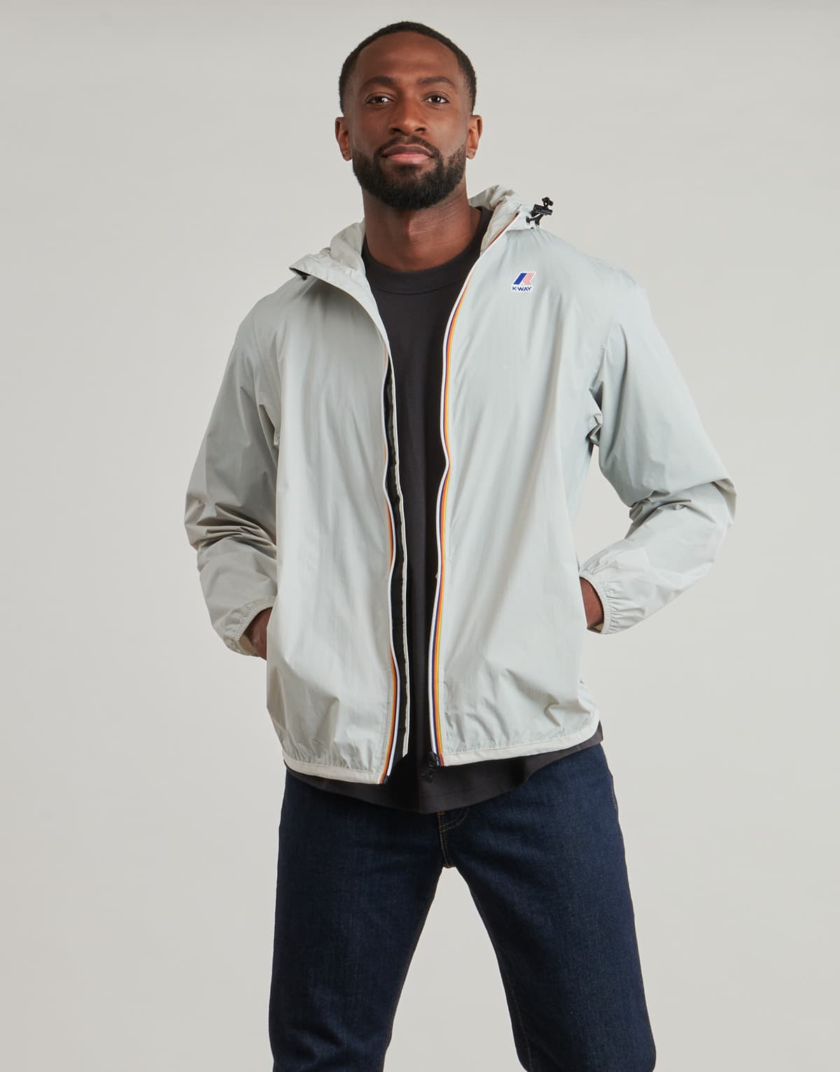 Women's Windbreakers K-Way Beige