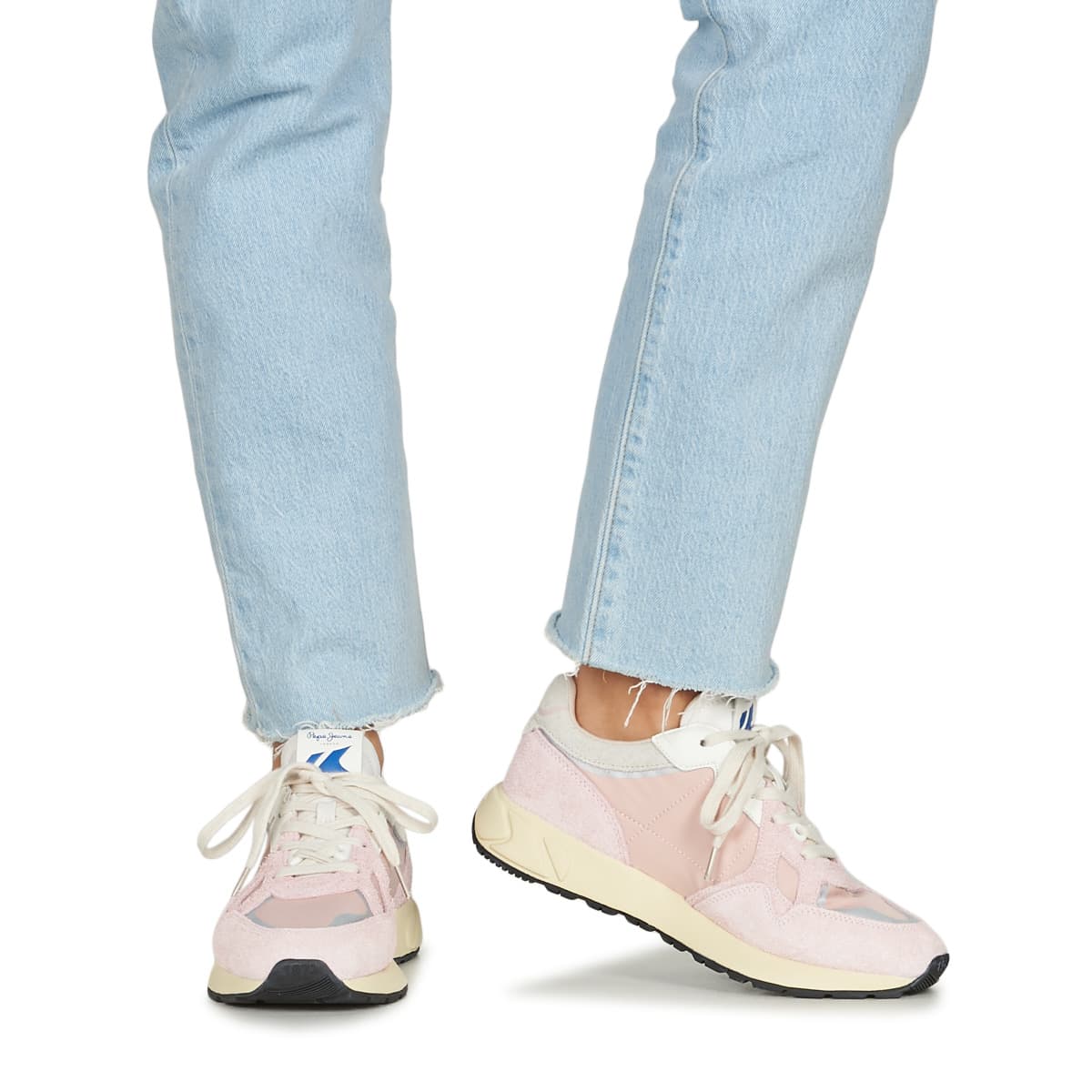 Pepe jeans MARLON DIVIDED W Sneakers Γυναικεία Παπούτσια PLS60035-302 Ρόζ