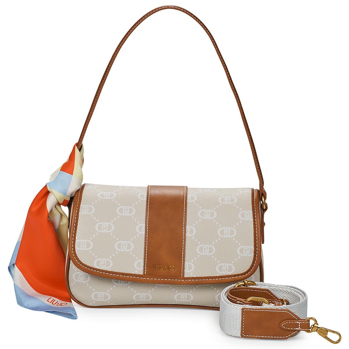 Women's Shoulder Bags Liu Jo Beige