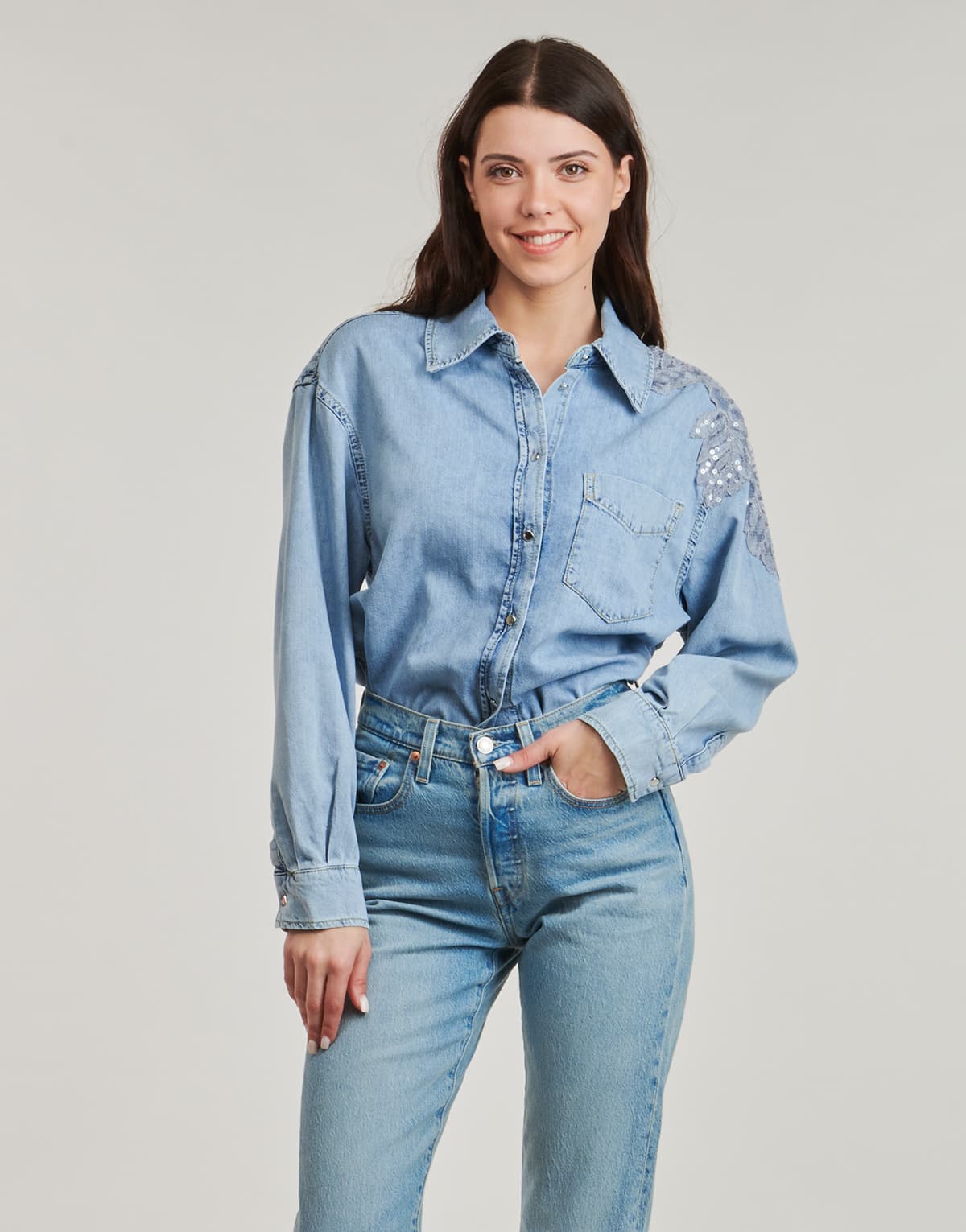 Women's Shirts Liu Jo Blue