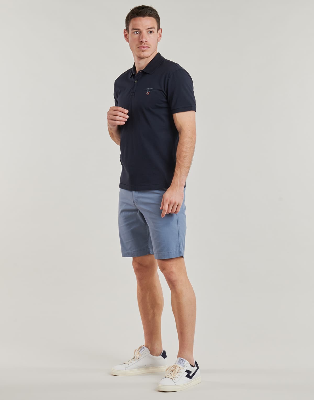 Men's Polo Shirts Napapijri Blue