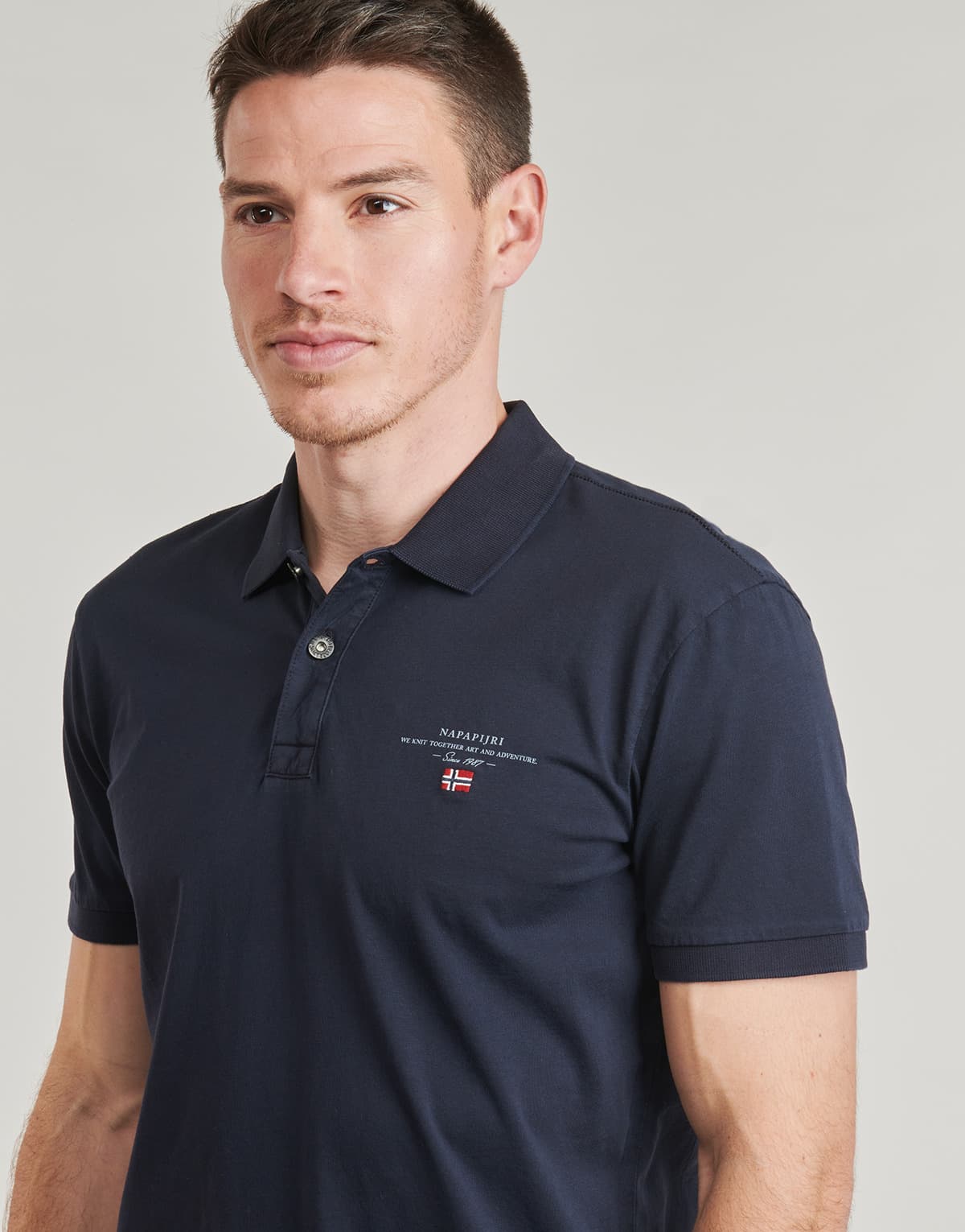 Men's Polo Shirts Napapijri Blue