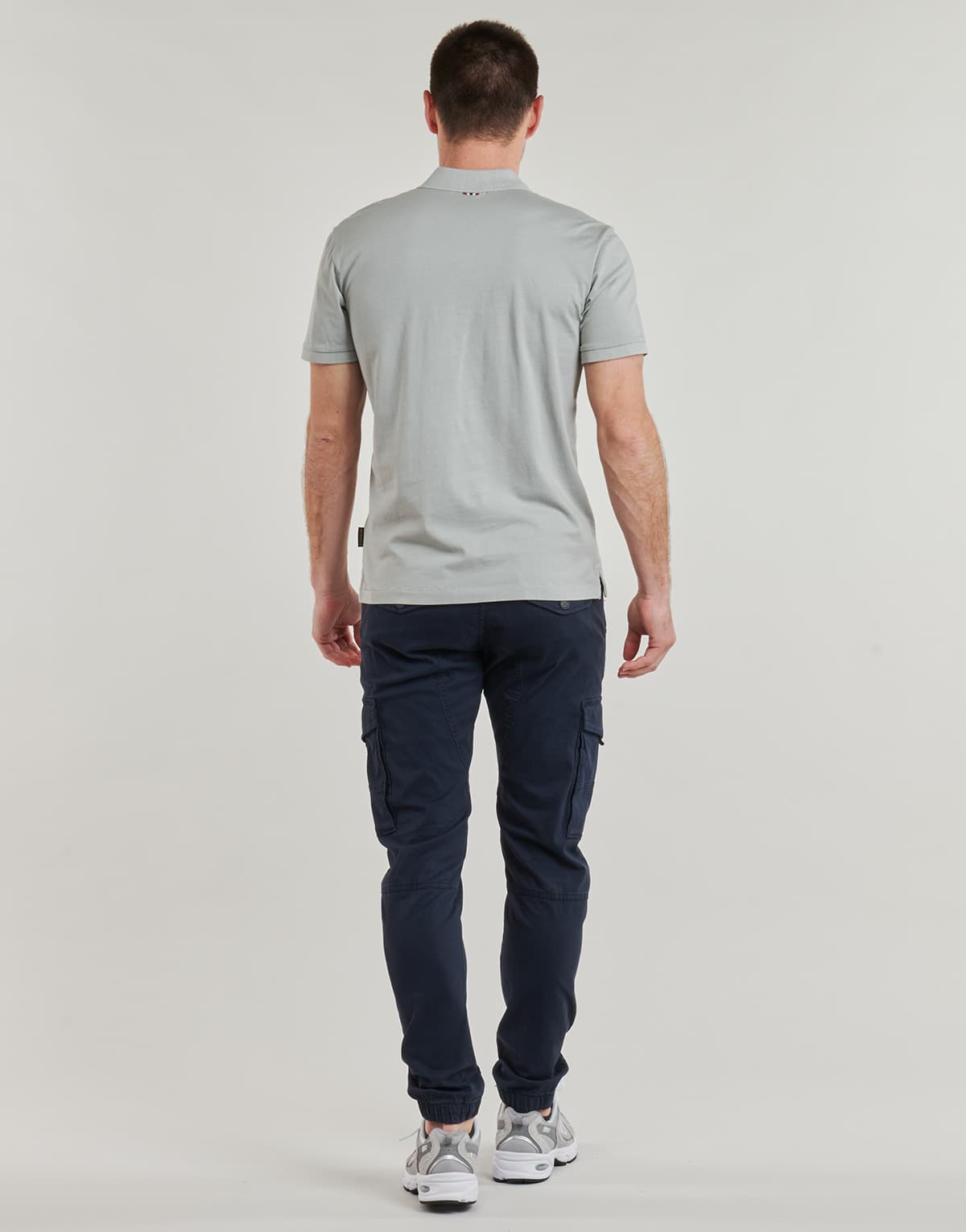 Men's Polo Shirts Napapijri Gray