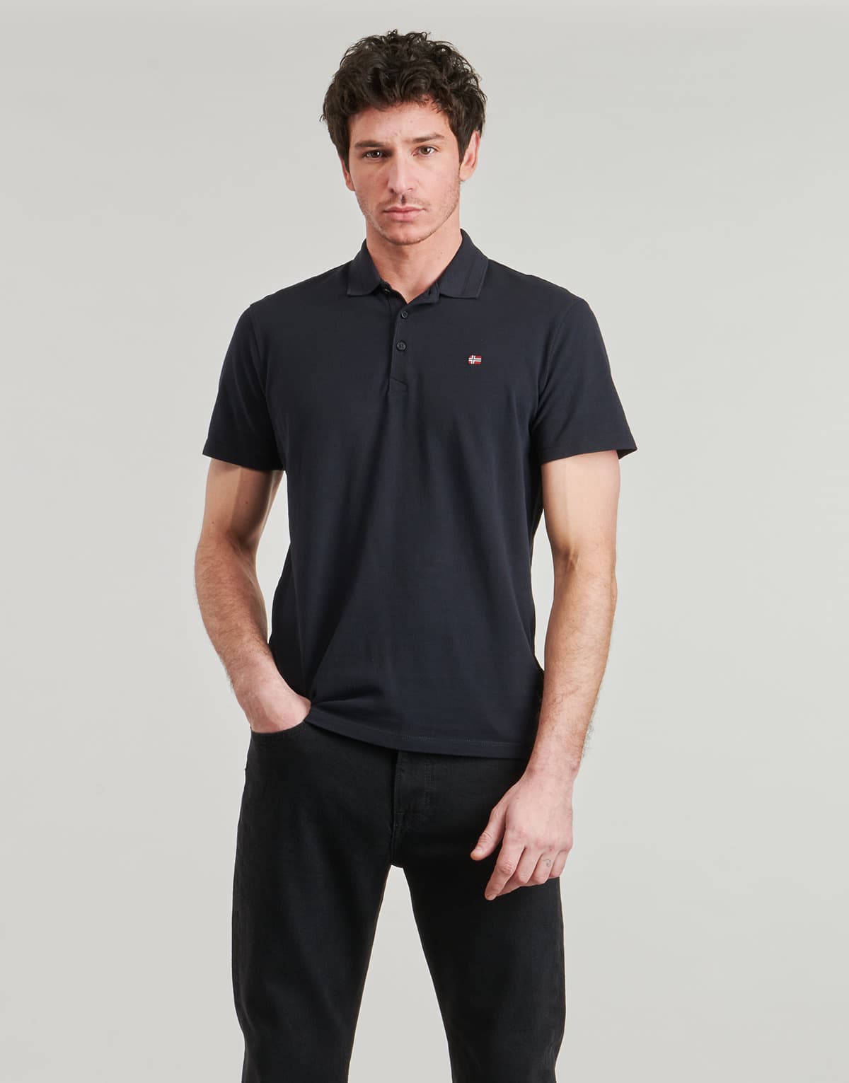 Men's Polo Shirts Napapijri Black
