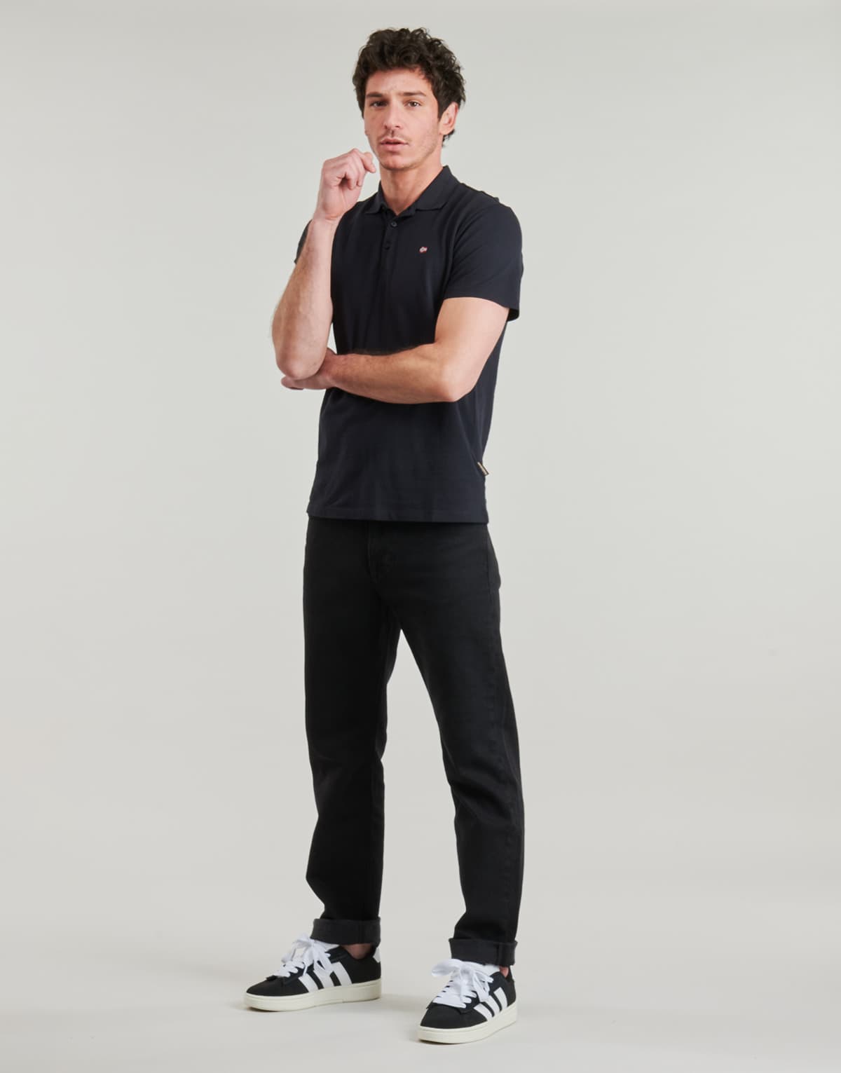 Men's Polo Shirts Napapijri Black